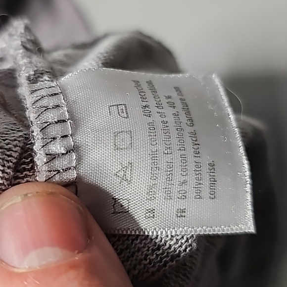 Tentree small gray long sleeve light sweater - Picture 6 of 6